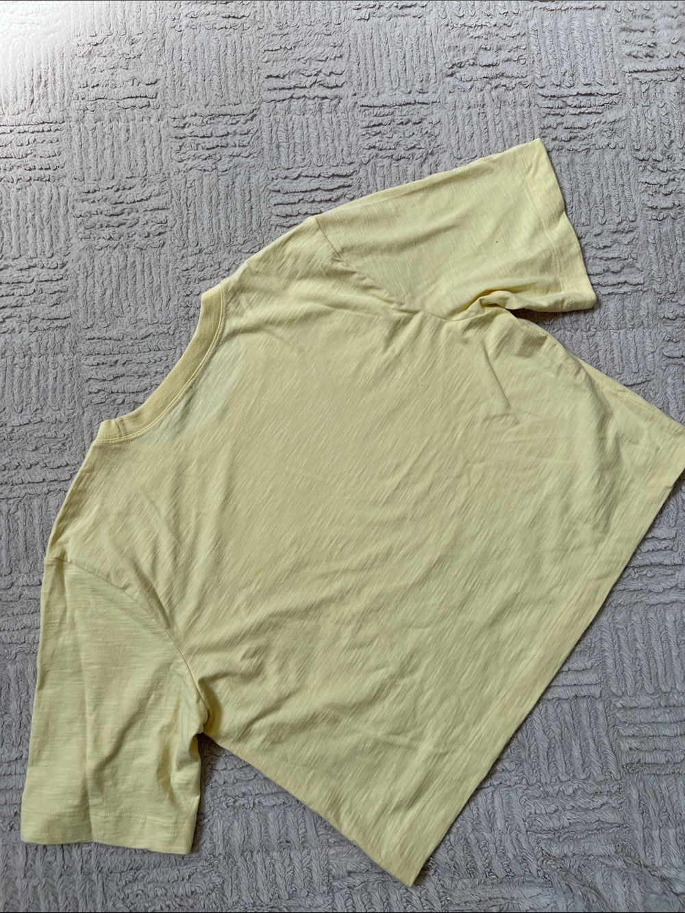 Maeve yellow Corey Crewneck boxy t-shirt, 100% cotton, Size Medium, NWT - Picture 5 of 16